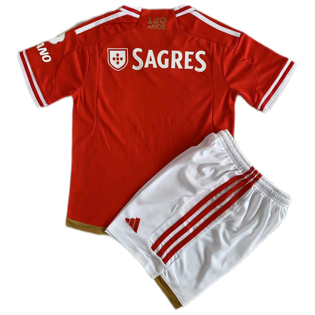 Kids Benfica Home Kit Jersey+Shorts 2023/24