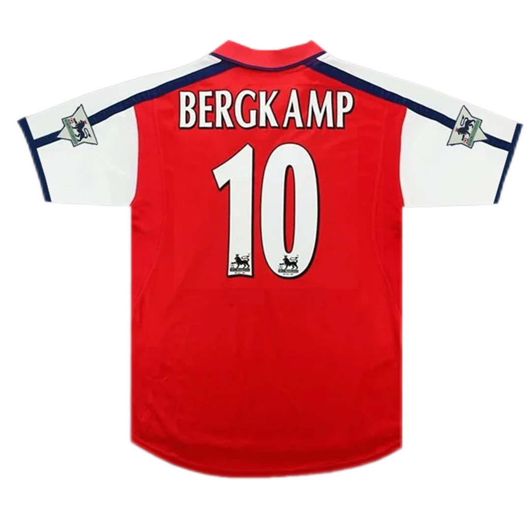 Arsenal Bergkamp #10 Retro Jersey Home 2000/01
