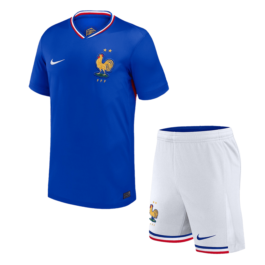 France Home Kit(Jersey+Shorts) Euro 2024