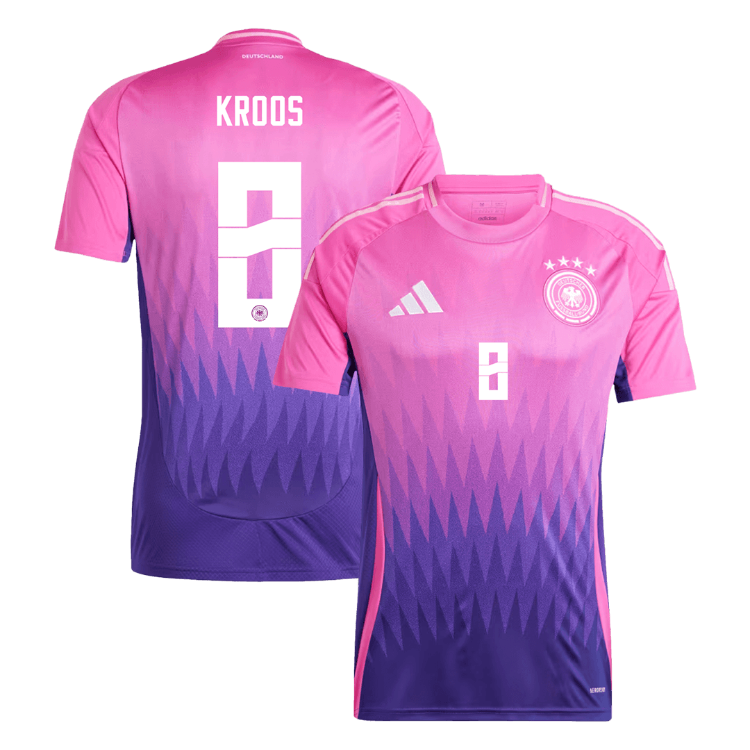 Germany Away KROOS #8 MUSIALA #10 HAVERTZ #7 WIRTZ #17 Jersey EURO 2024