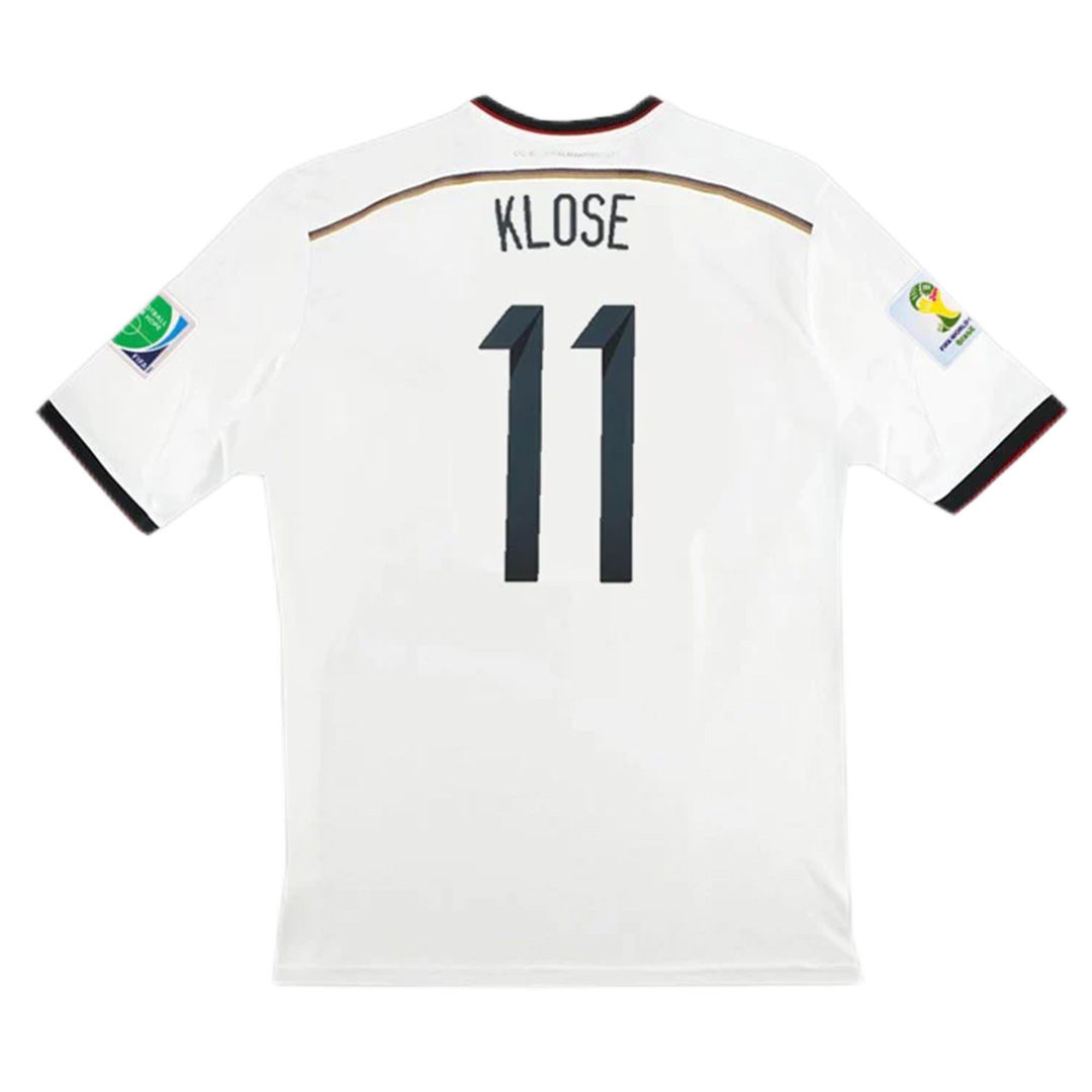 Germany 4 Star Retro Jersey Home World Cup 2014