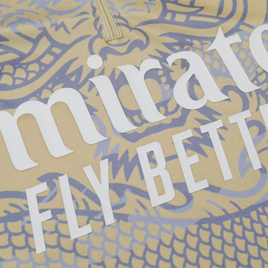 Real Madrid Zipper Sweatshirt Kit(Top+Pants) Yellow 2023/24