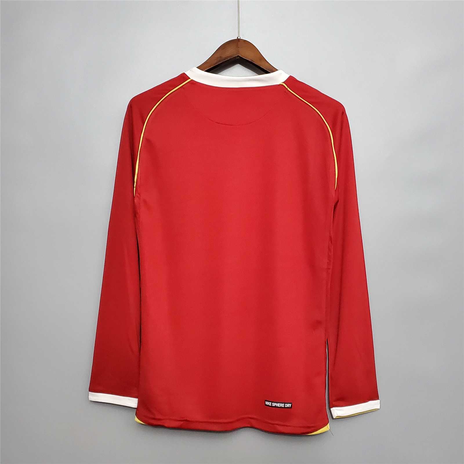 Manchester United Retro Jersey Long Sleeve Home 2006/07