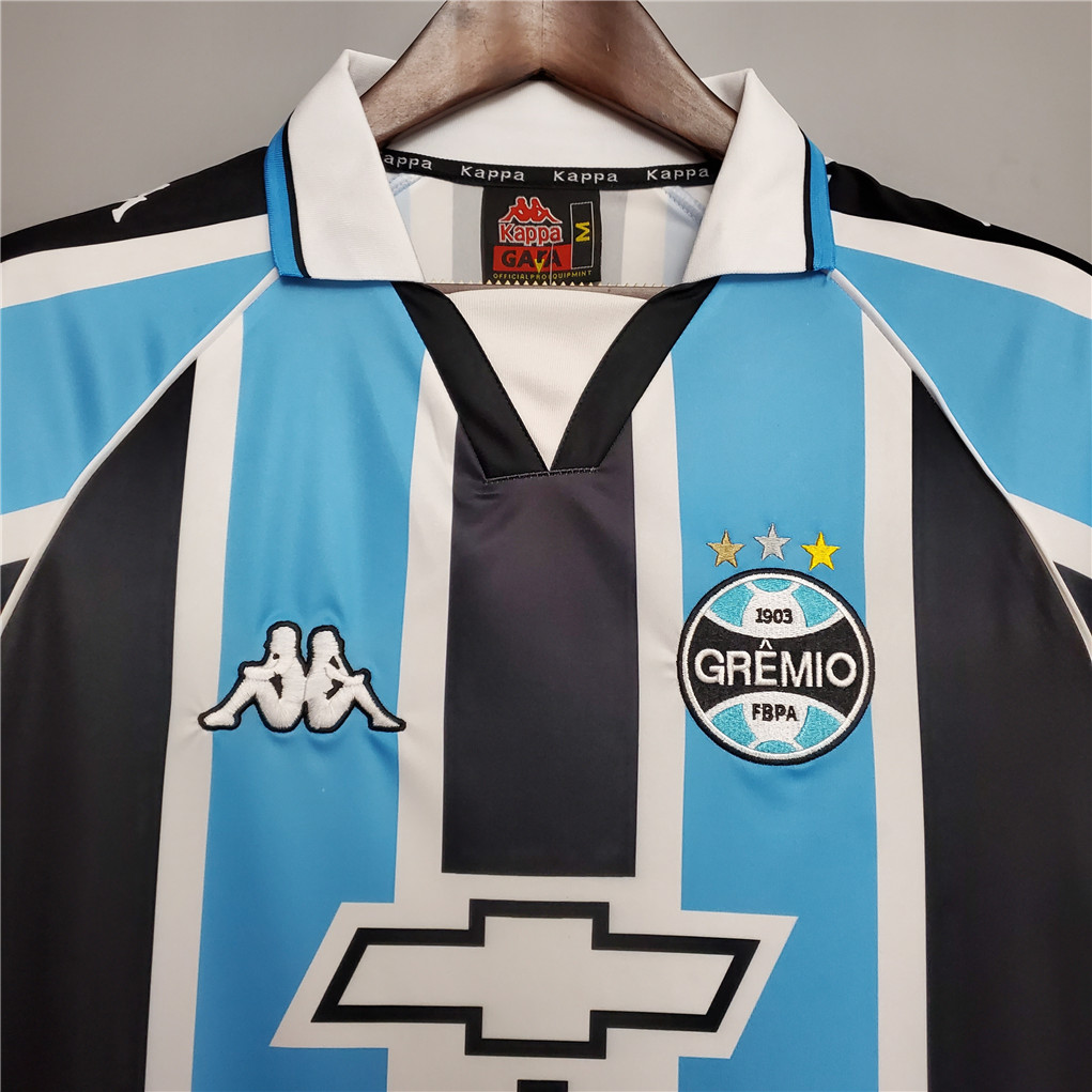 Grêmio FBPA Retro Soccer Jersey Home Replica 2000/01