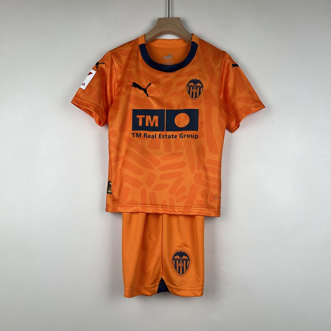 Kids Valencia Third Kit Jersey+Shorts 2023/24