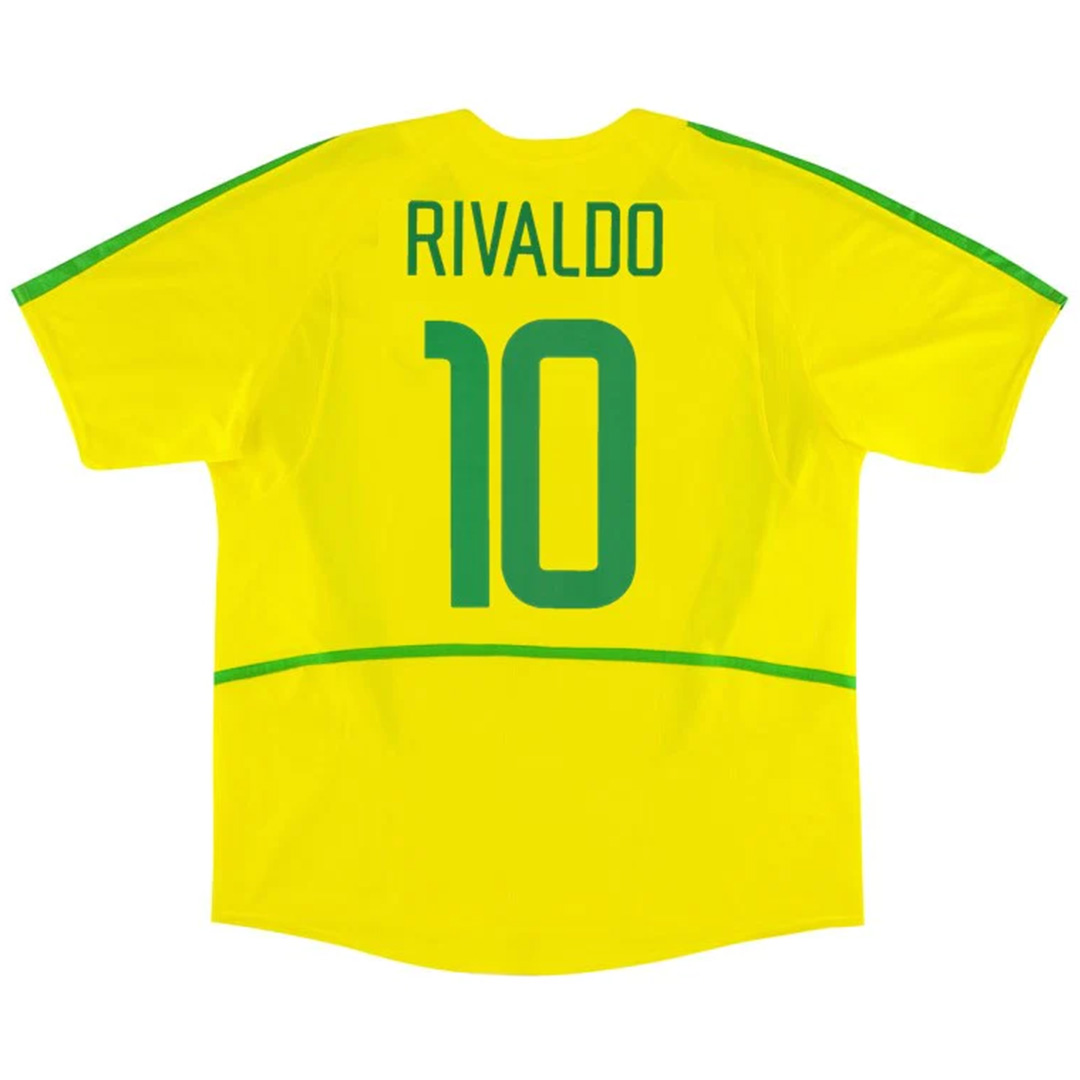 Brazil Retro Jersey Home World Cup 2002
