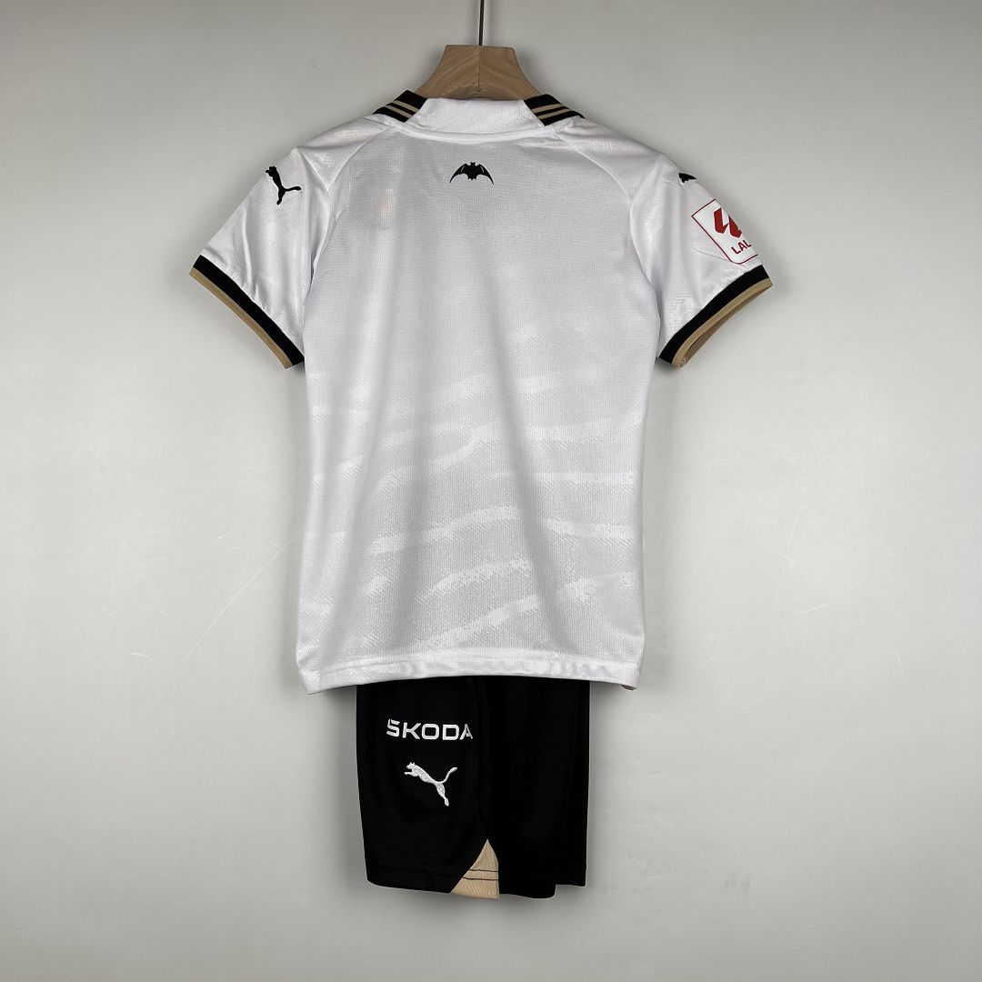 Kids Valencia Home Kit Jersey+Shorts 2023/24