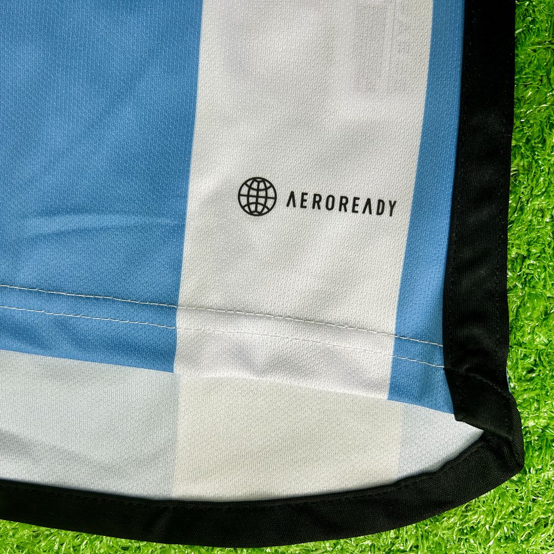 Argentina World Cup Champion Messi #10 First Anniversary Special Edition Soccer Jersey 2022