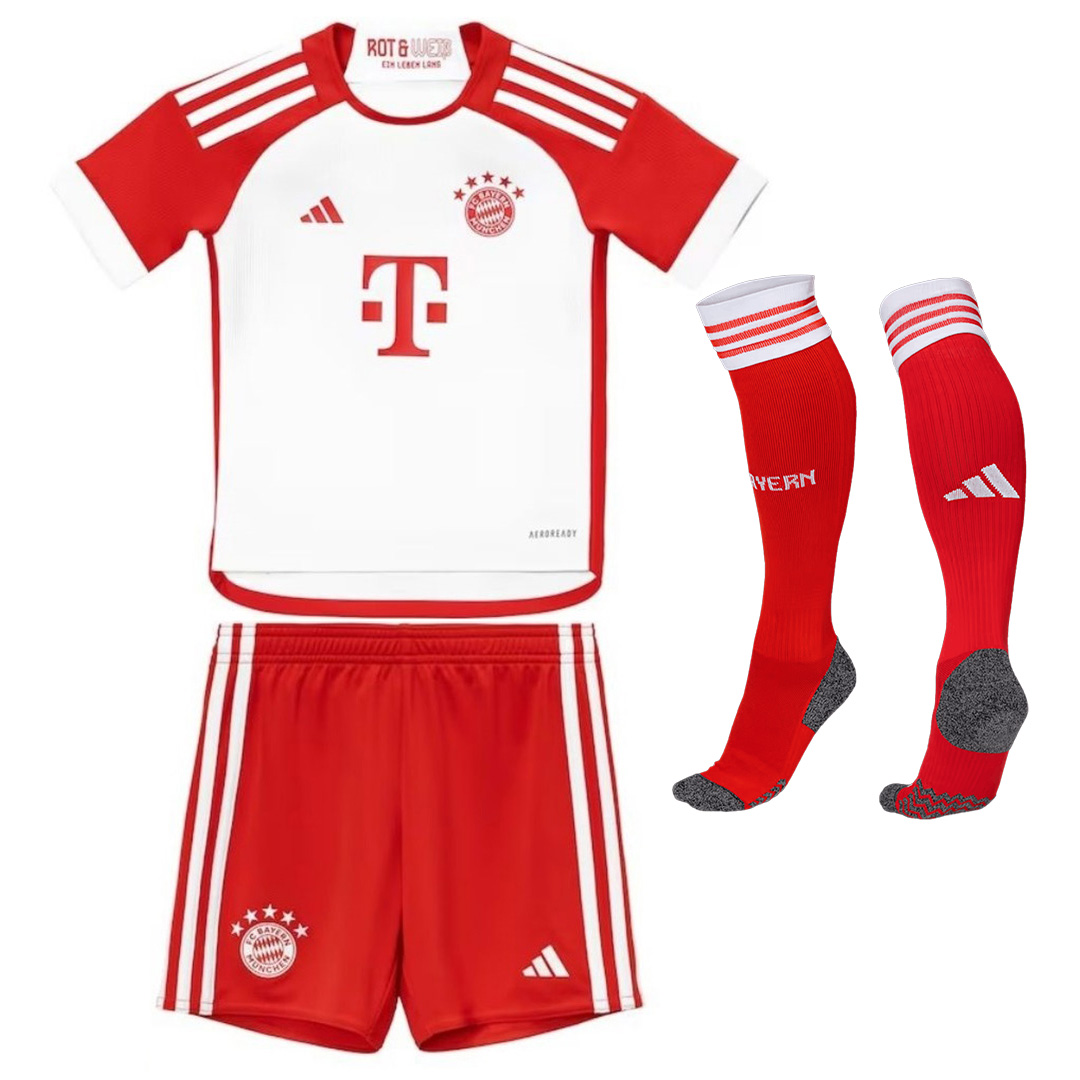 Kids Bayern Munich Home Jersey Kit 2023/24