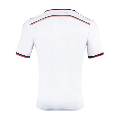 Germany 4 Star Retro Jersey Home World Cup 2014