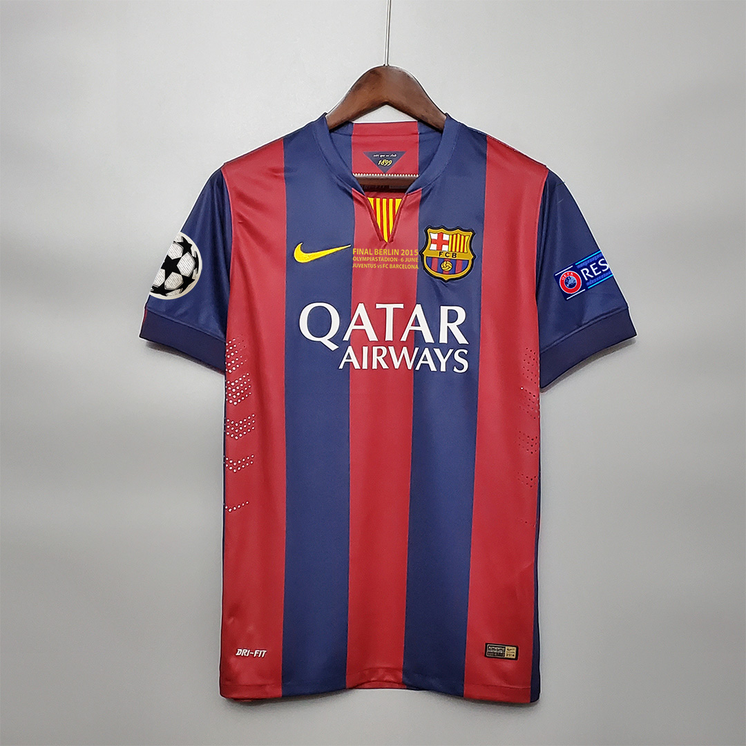 Barcelona Neymar Jr #11 Retro Jersey Home 2014/15