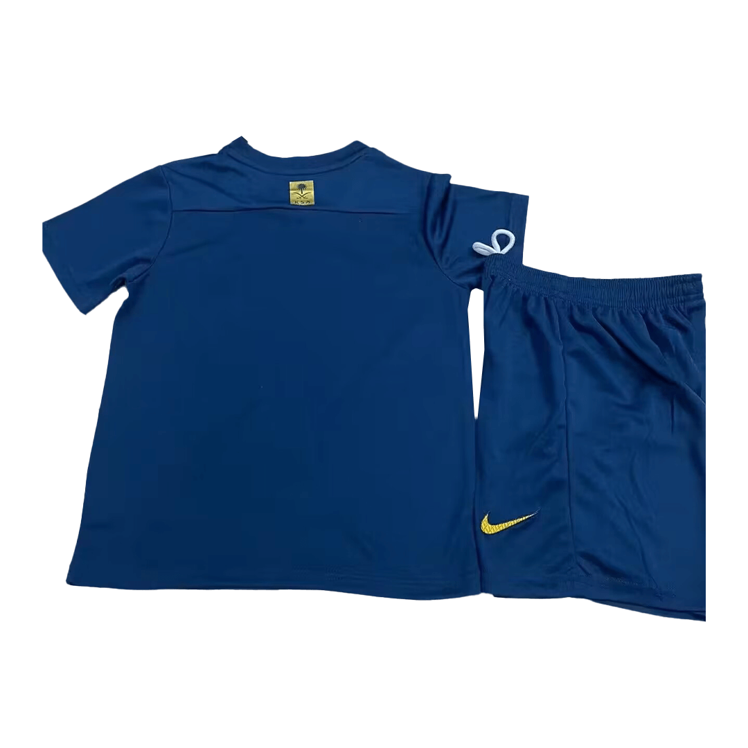 Kids Al Nassr Away Kit(Jersey+Shorts) 2023/24
