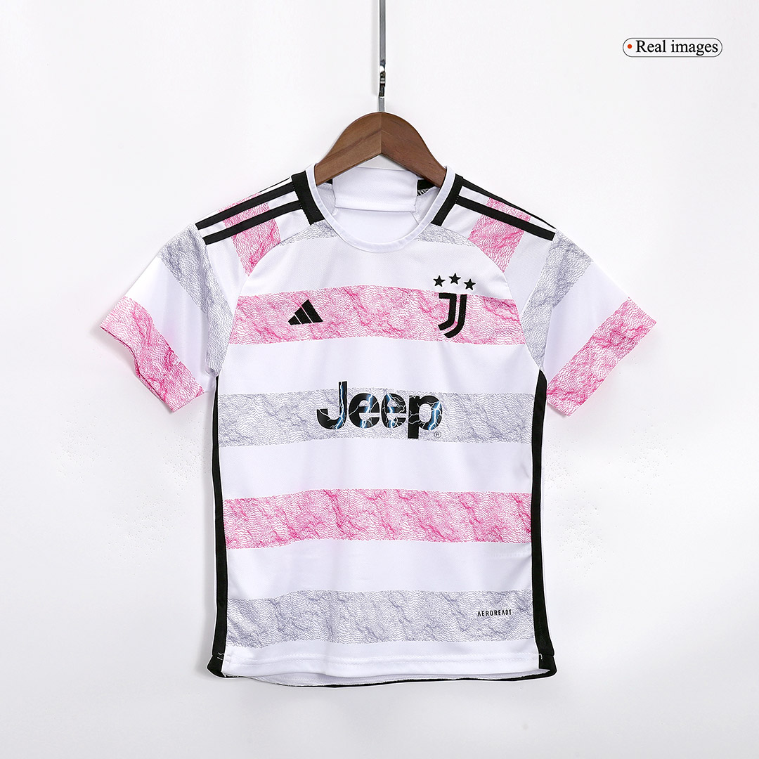 Kids Juventus Away Kit Jersey+Short 2023/24