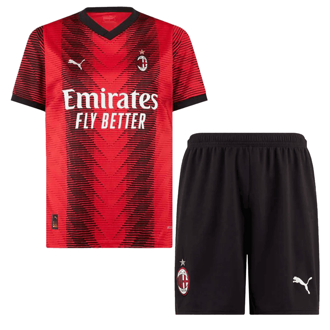 AC Milan Home Kit(Jersey+Shorts) 2023/24