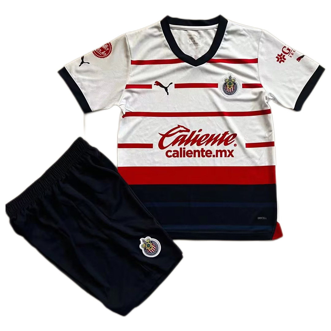 Kids Chivas Jersey Away Kit Jersey+Shorts 2023/24