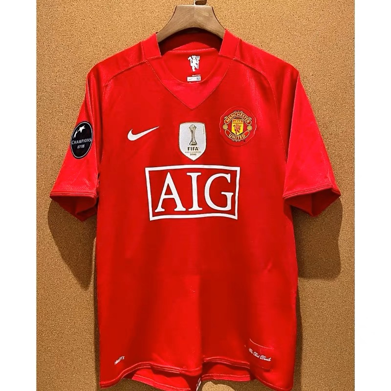 Manchester United Retro Jersey Home 2007/08