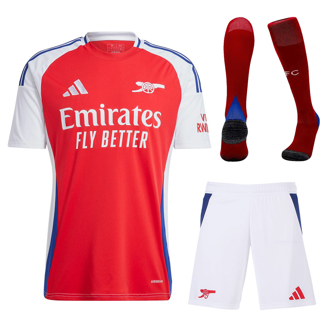Arsenal Home Whole Kit(Jersey+Shorts+Socks) 2024/25