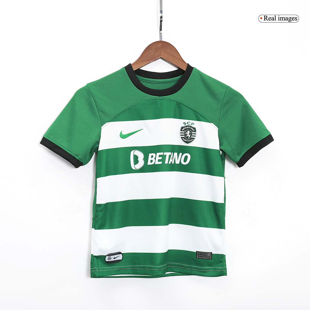 Kids Sporting CP Home Kit Jersey+Short 2023/24