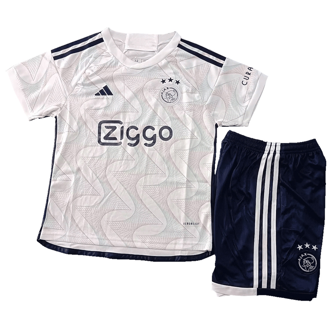 Kids Ajax Away Jersey Kit 2023/24