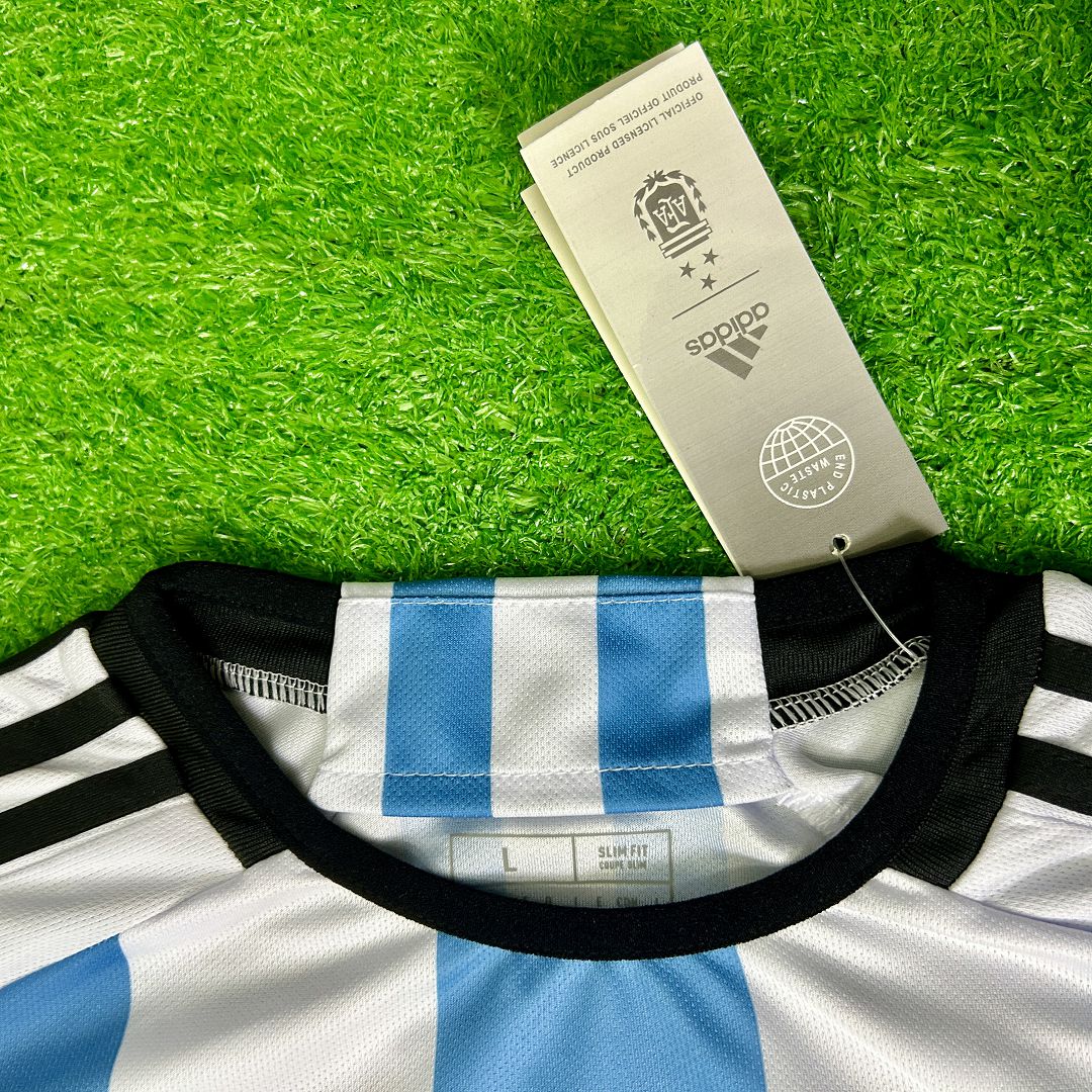 Argentina World Cup Champion Messi #10 First Anniversary Special Edition Soccer Jersey 2022