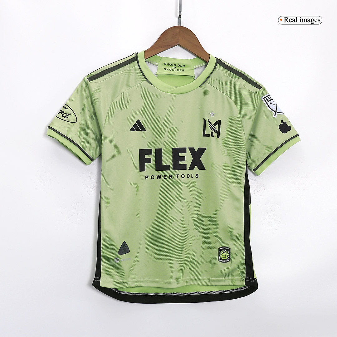 Kids Los Angeles FC Away Jersey Kit 2023