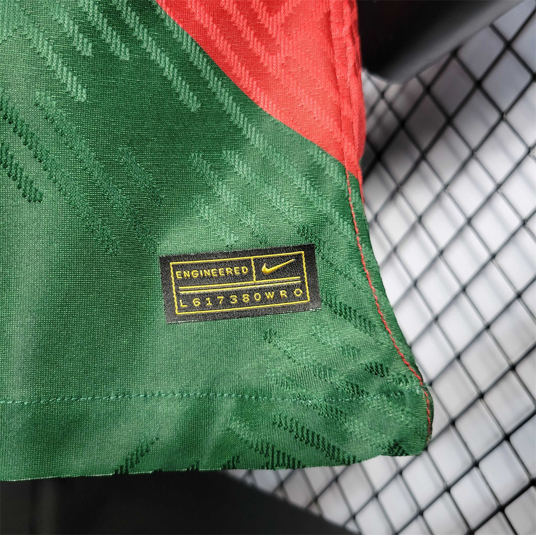 Portugal Home Soccer Jersey Replica Player Version World Cup 2022