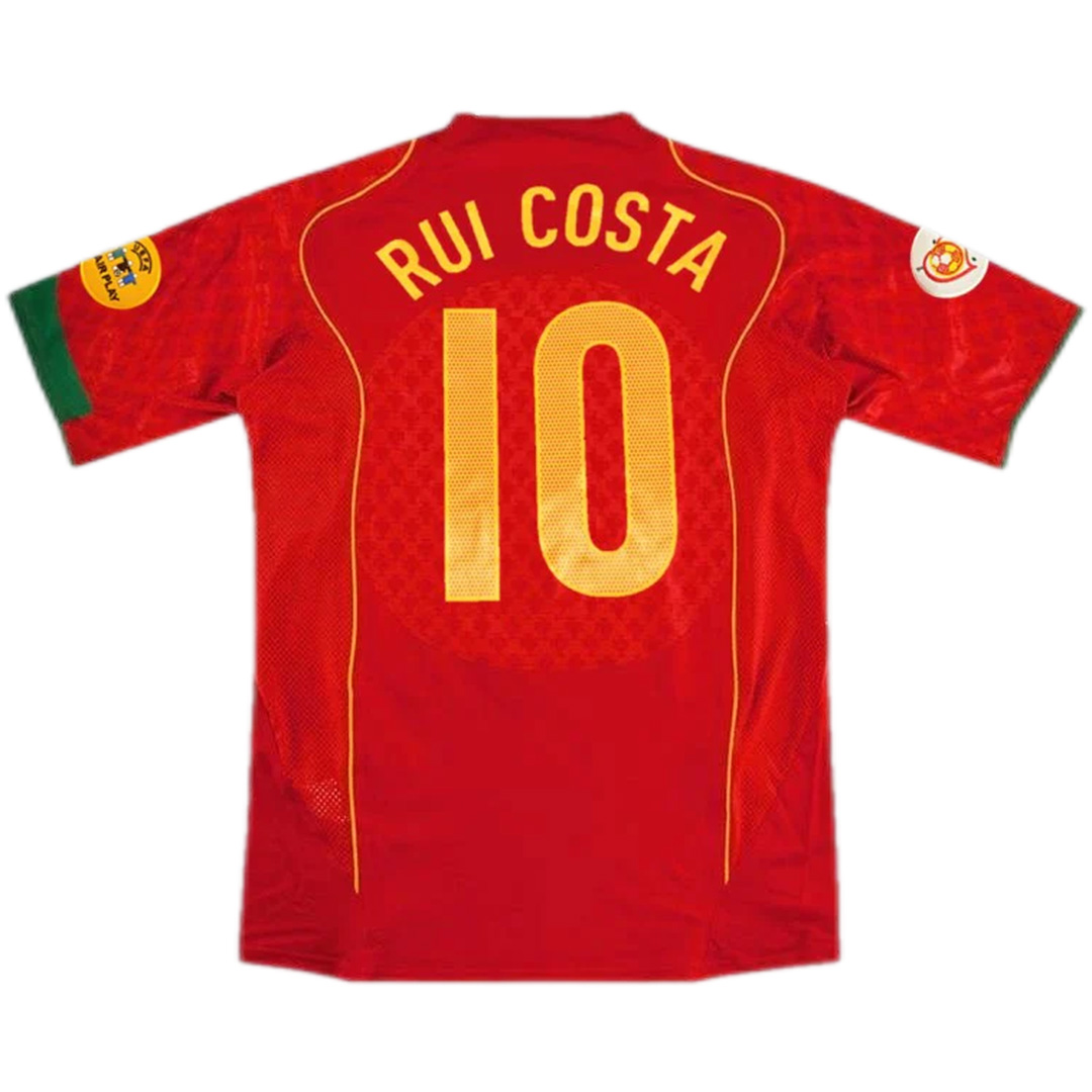 Portugal Retro Jersey Home Euro Cup 2004
