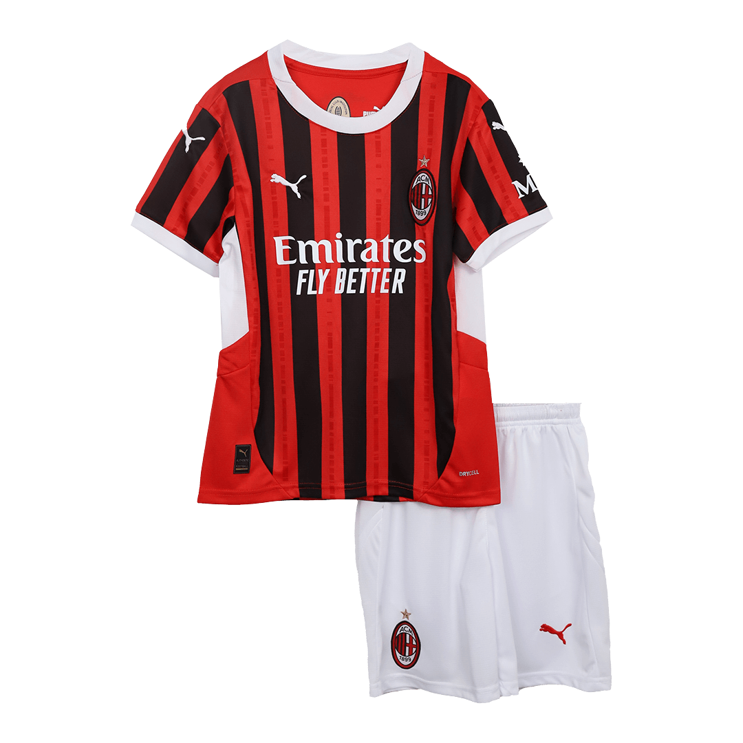 Kids AC Milan Home Jersey Kit 2024/25 Youth Apparels