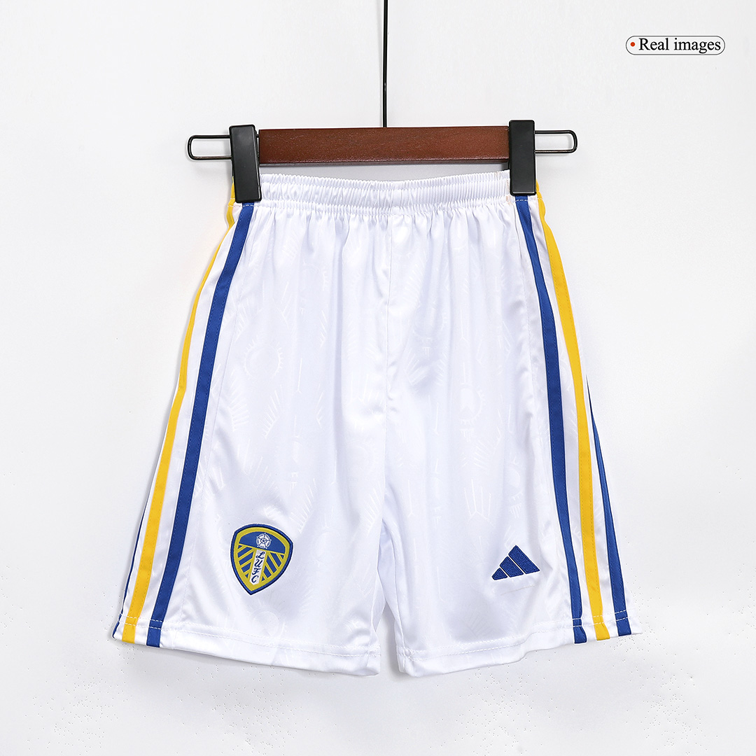 Kids Leeds United Home Kit Jersey+Shorts 2023/24