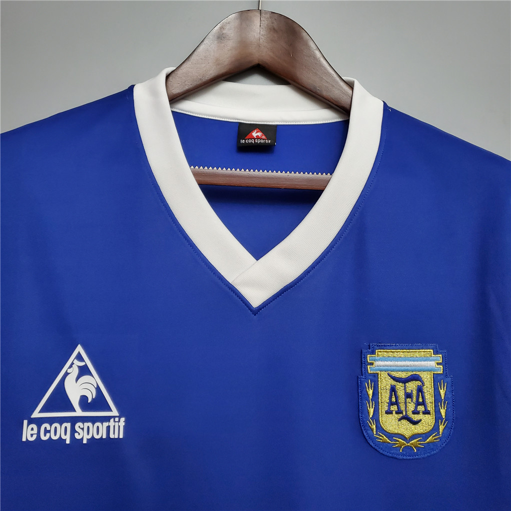 Argentina Retro Jersey Away World Cup 1986