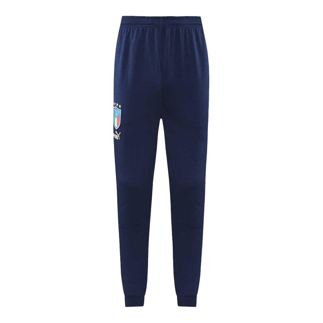 Italy Hoodie Sweatshirt Kit(Top+Pants) Navy 2022/23