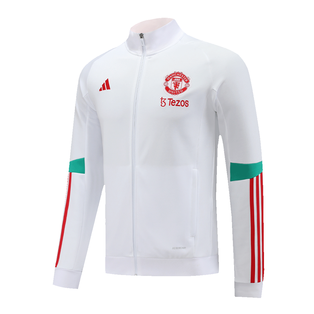 Manchester United Training Kit (Jacket+Pants) White 2023/24