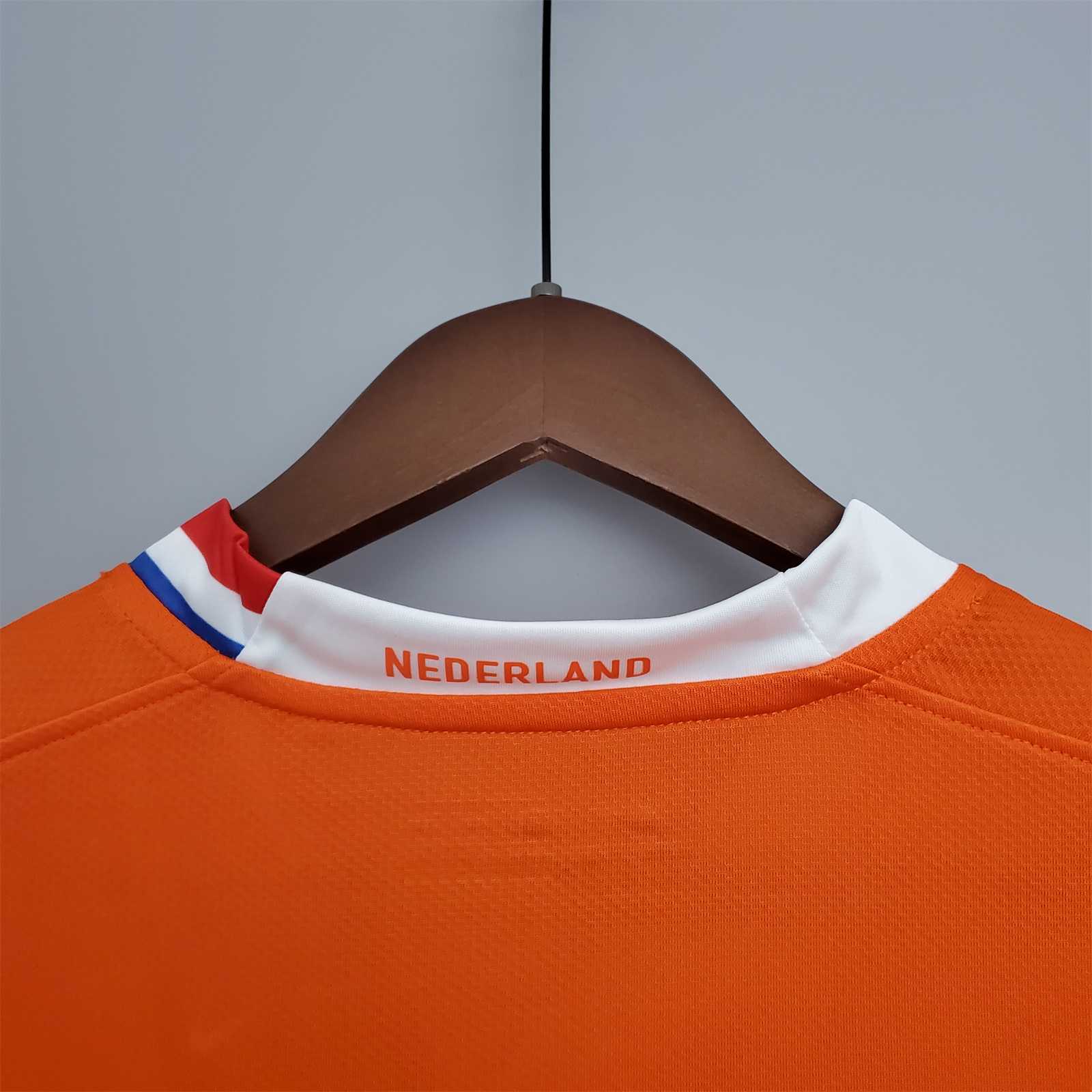 Netherlands Retro Jersey Home 2008