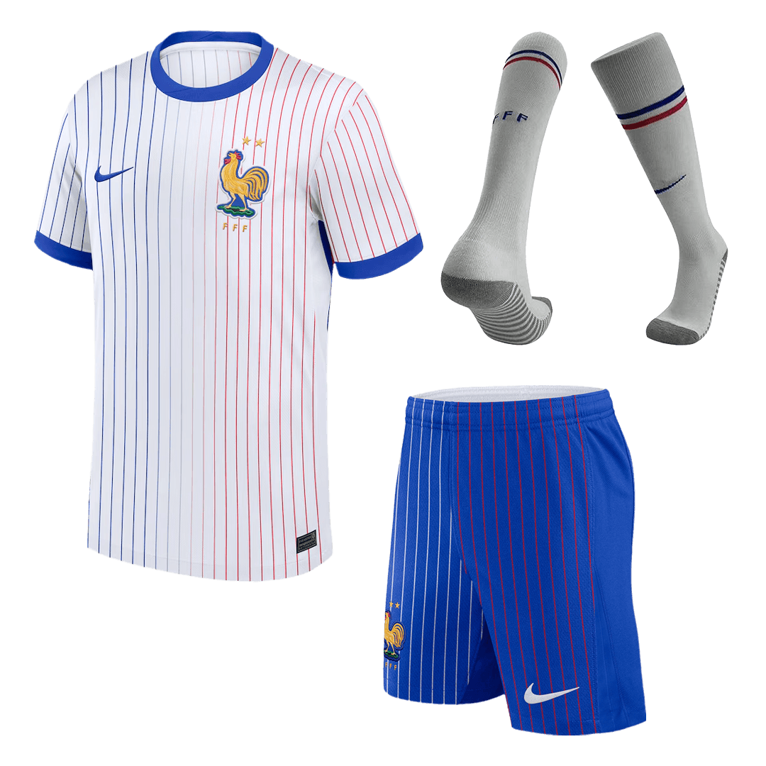 France Away Whole Kit(Jersey+Shorts+Socks) Euro 2024
