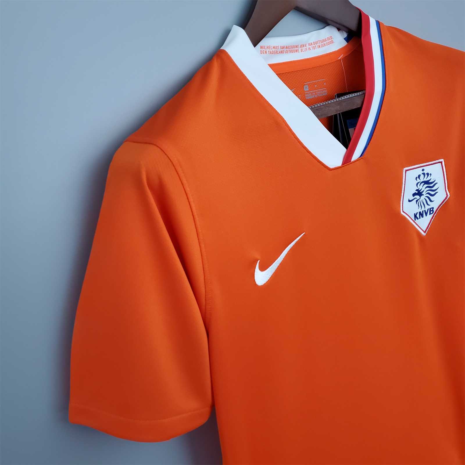 Netherlands Retro Jersey Home 2008