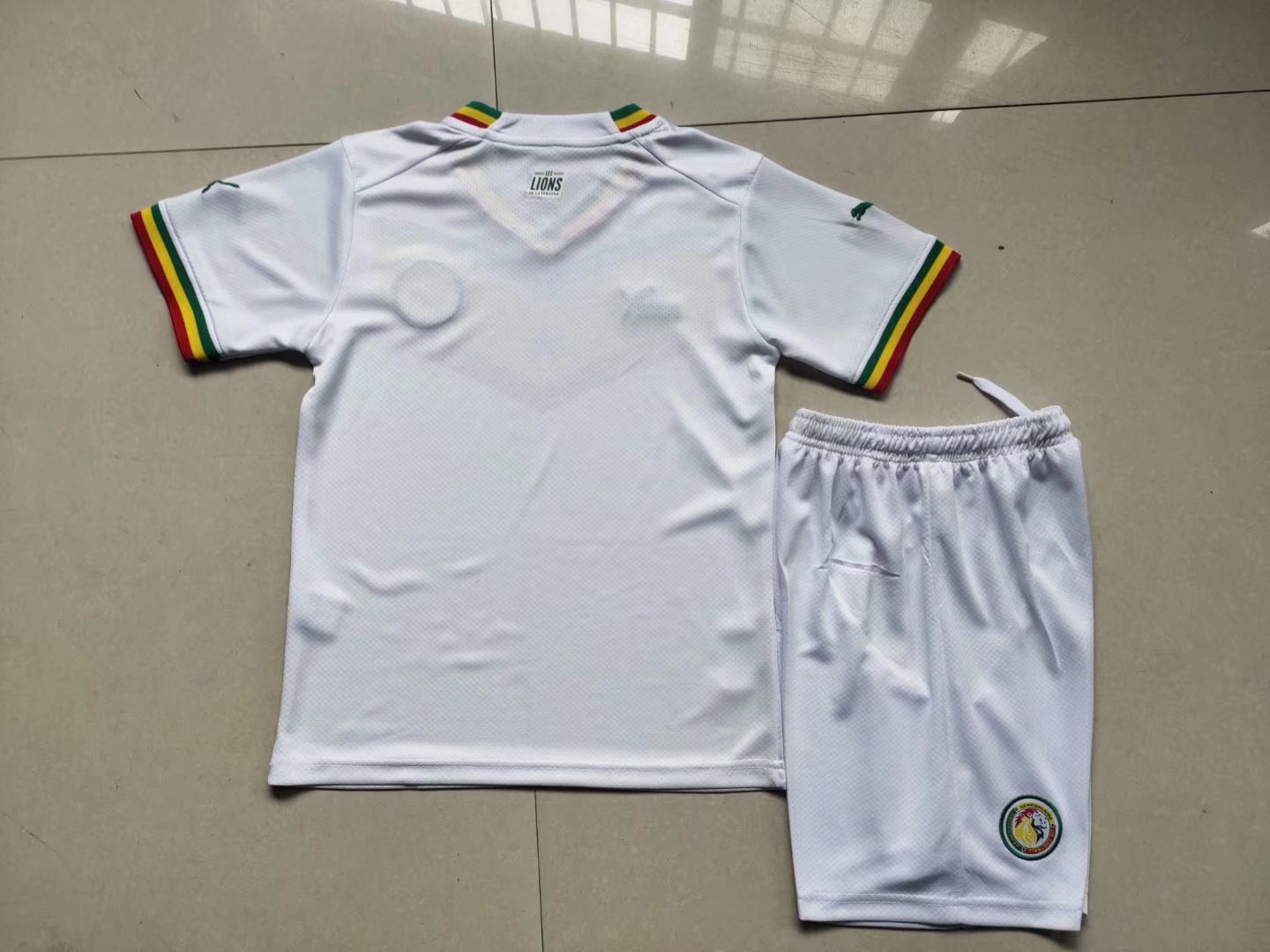 Senegal Kids Jersey Home Kit(Jersey+Shorts) Replica 2022/23