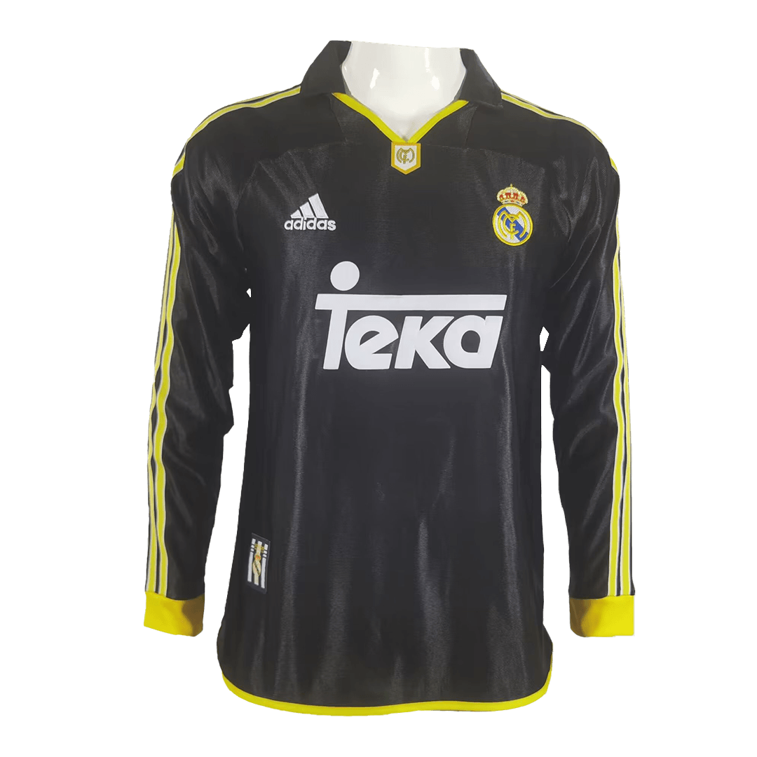 Real Madrid Retro Away Long Sleeve Jersey 1999/01