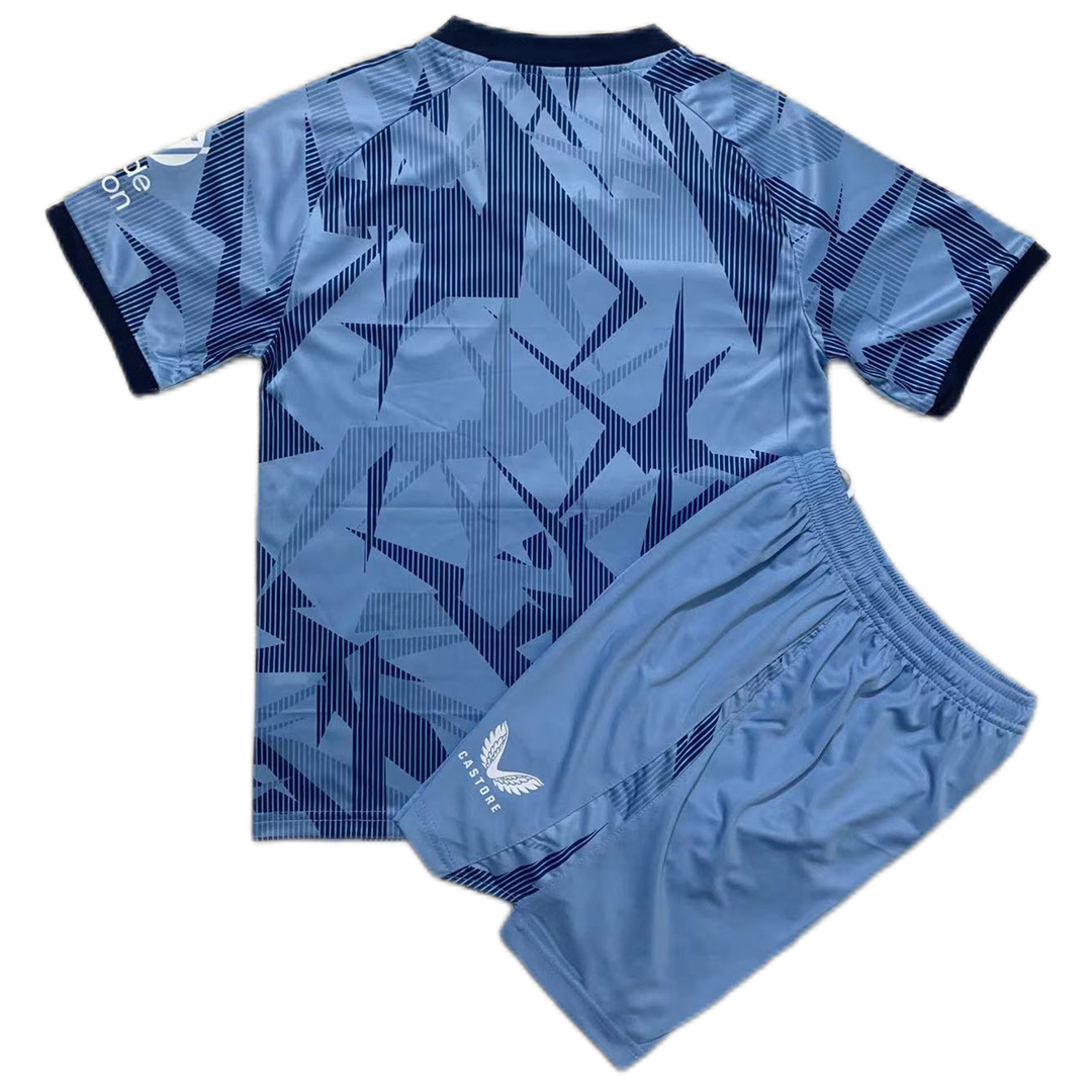 Kids Aston Villa Third Kit(Jersey+Shorts) 2023/24