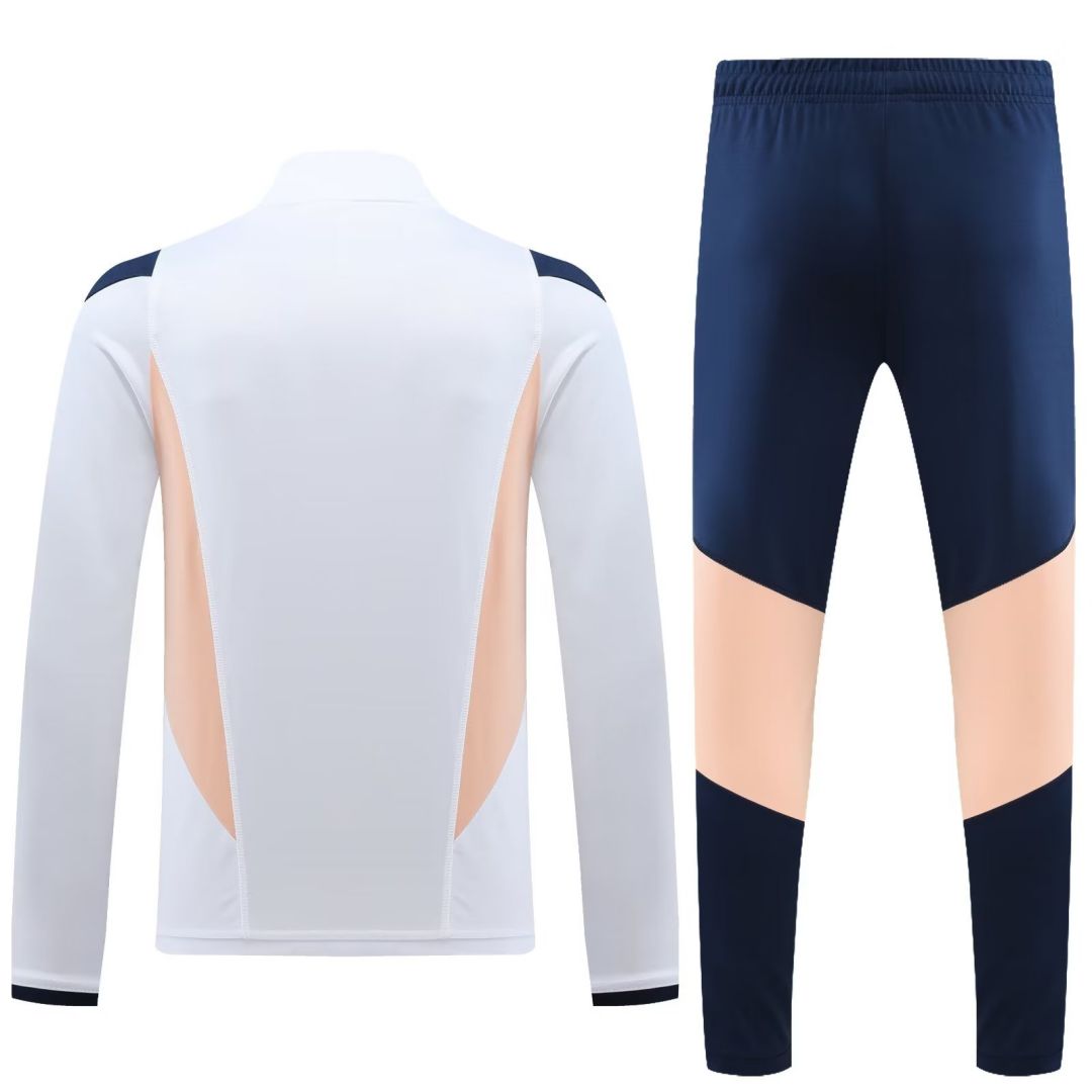 Ajax Zipper Sweat Kit(Top+Pants) White 2023/24