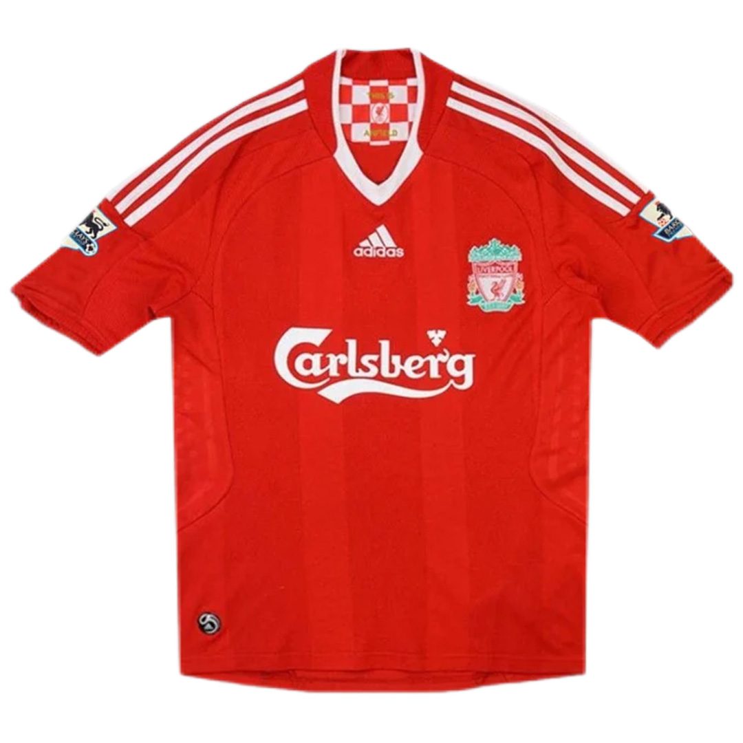 Liverpool Gerrard #8 Torres #9 Retro Jersey Home 2008/09
