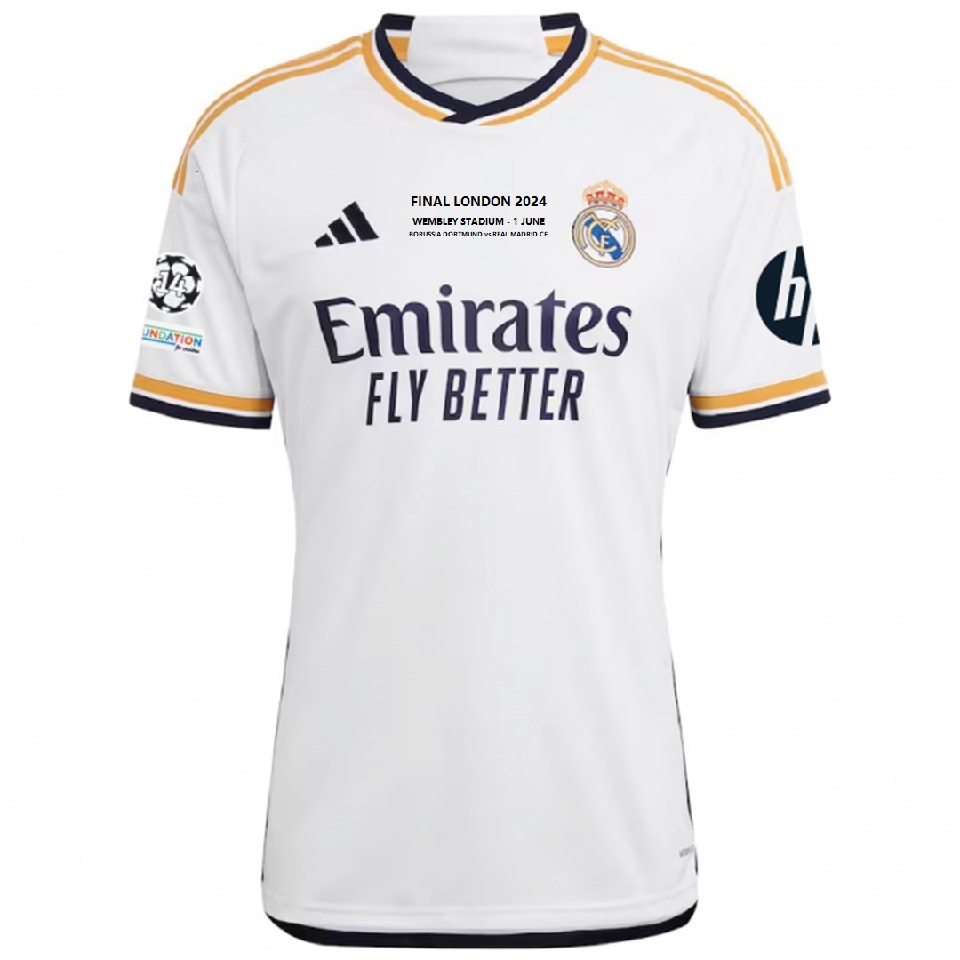 Real Madrid UCL FINAL Home Jersey 2023/24