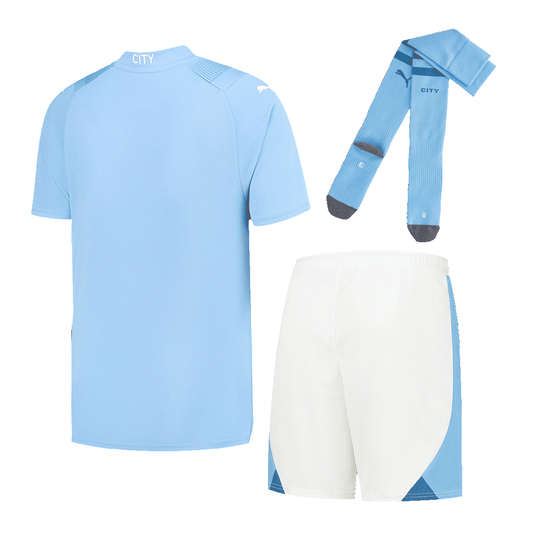 Manchester City Home Whole Kit(Jersey+Shorts+Socks) 2023/24