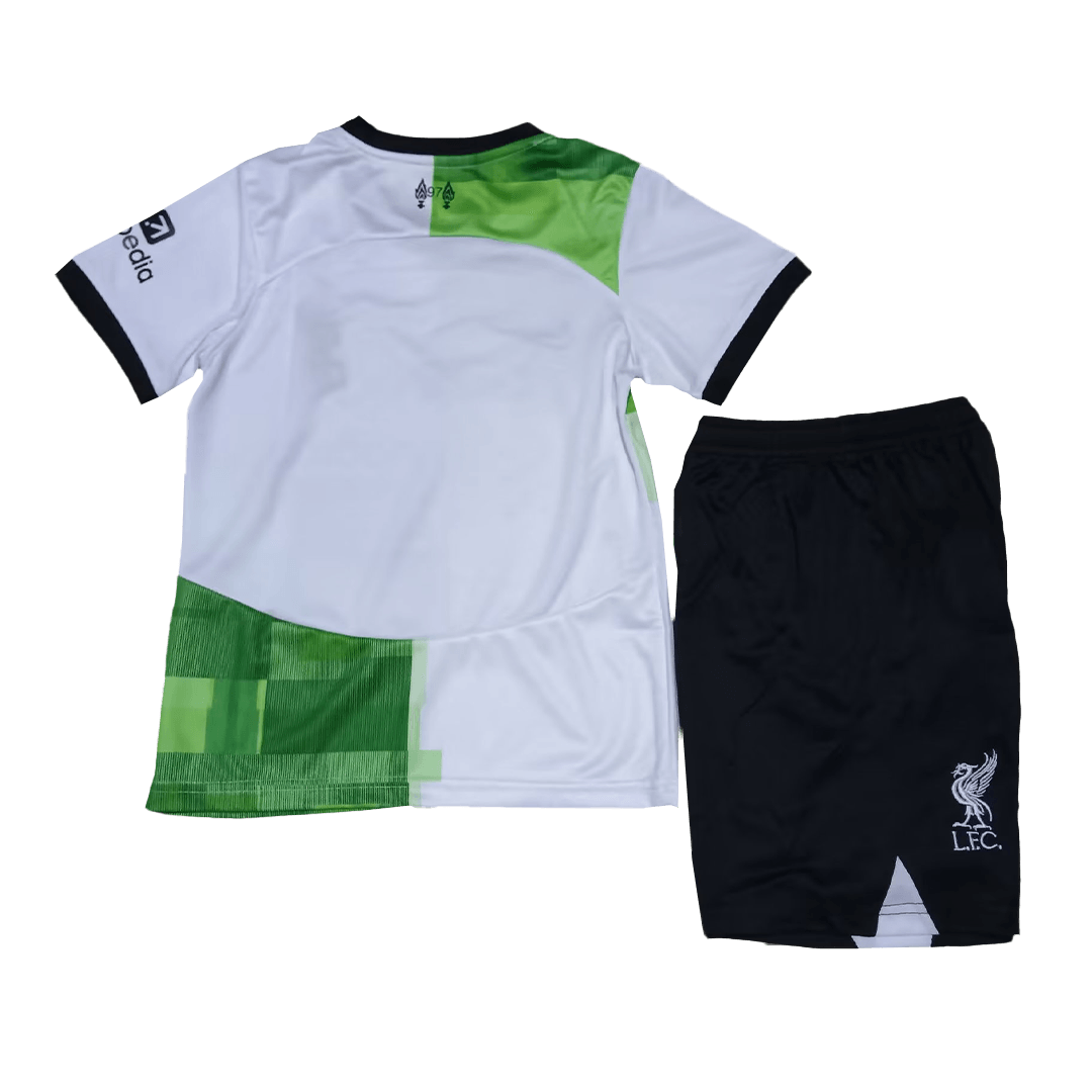 Kids Liverpool Away Whole Kit Jersey+Shorts+Socks 2023/24