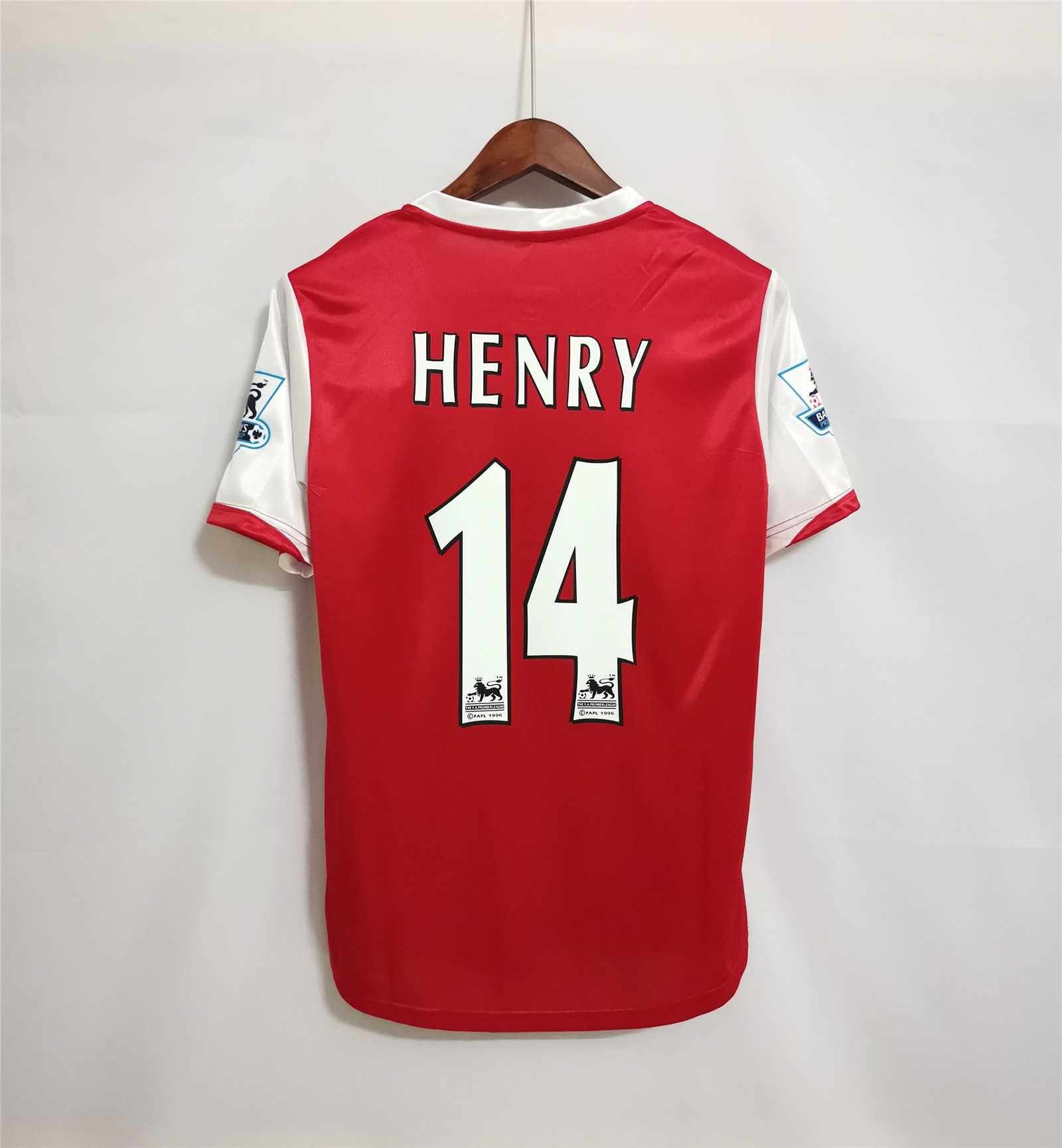 Arsenal Henry #14 Retro Jersey Home 2006/07