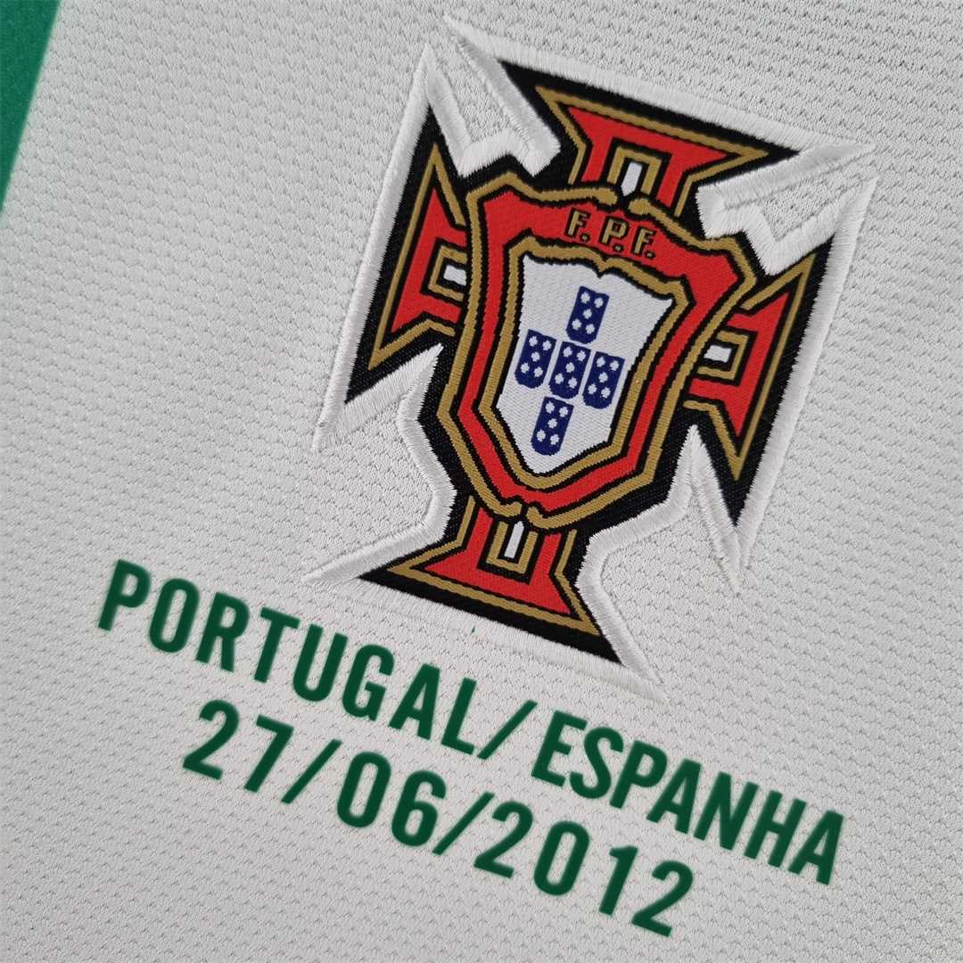Portugal Retro Jersey Away Long Sleeve 2012