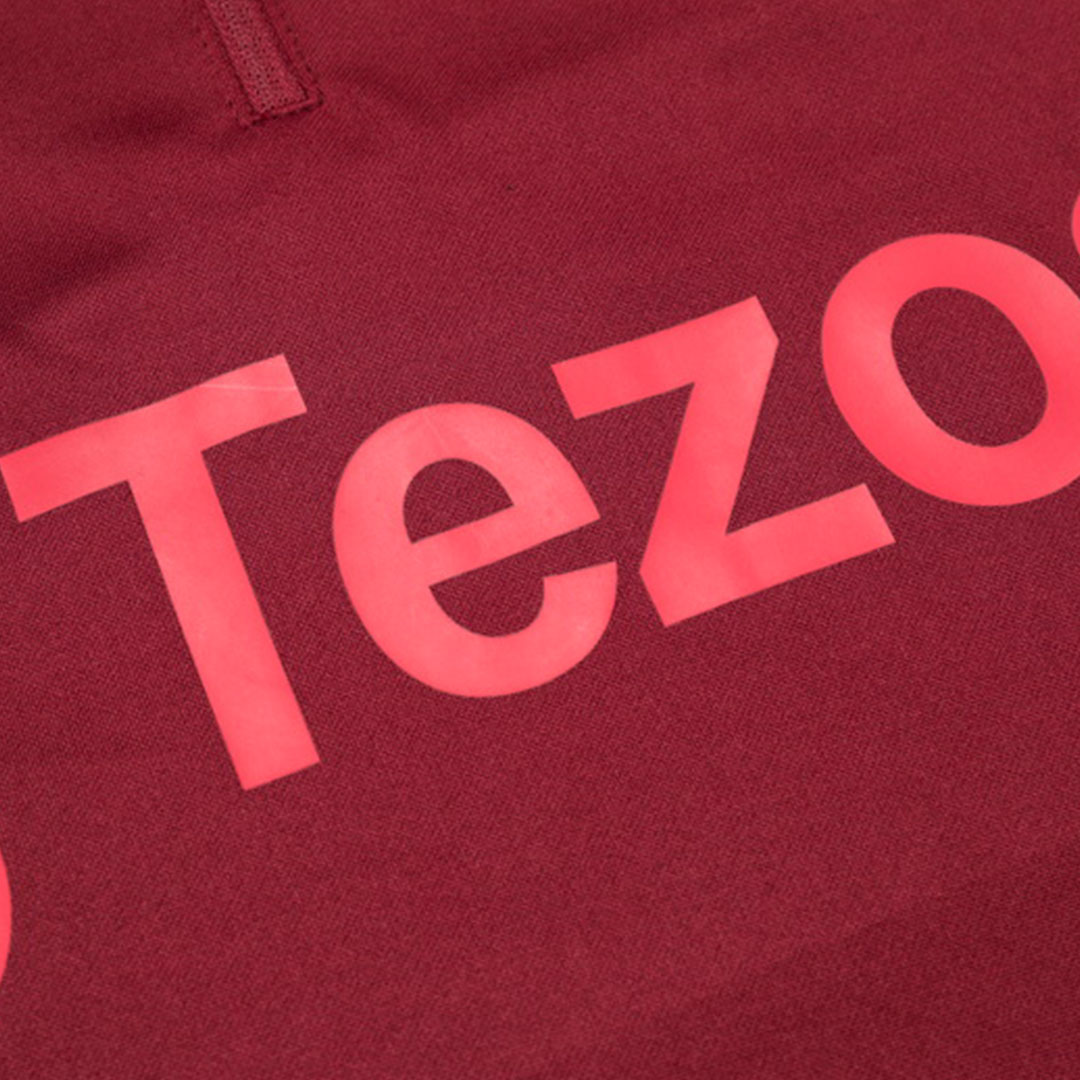 Manchester United Zipper Sweatshirt Kit(Top+Pants) Red 2023/24