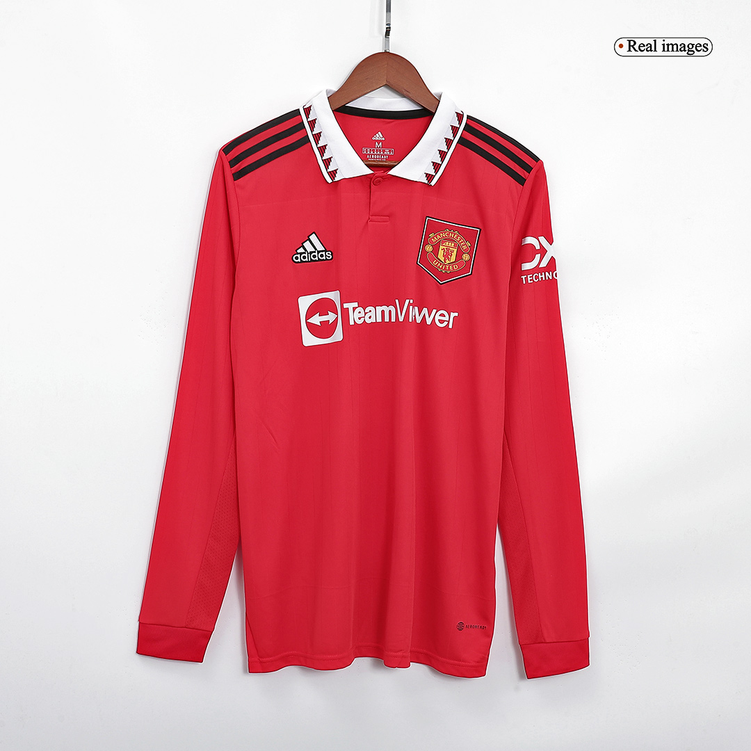 Manchester United Jersey Home Long Sleeve 2022/23