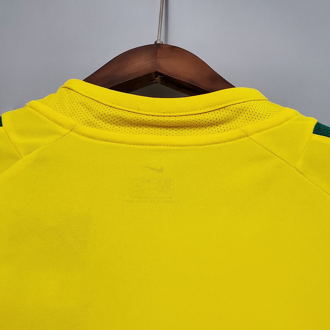 Brazil Retro Jersey Home World Cup 2002