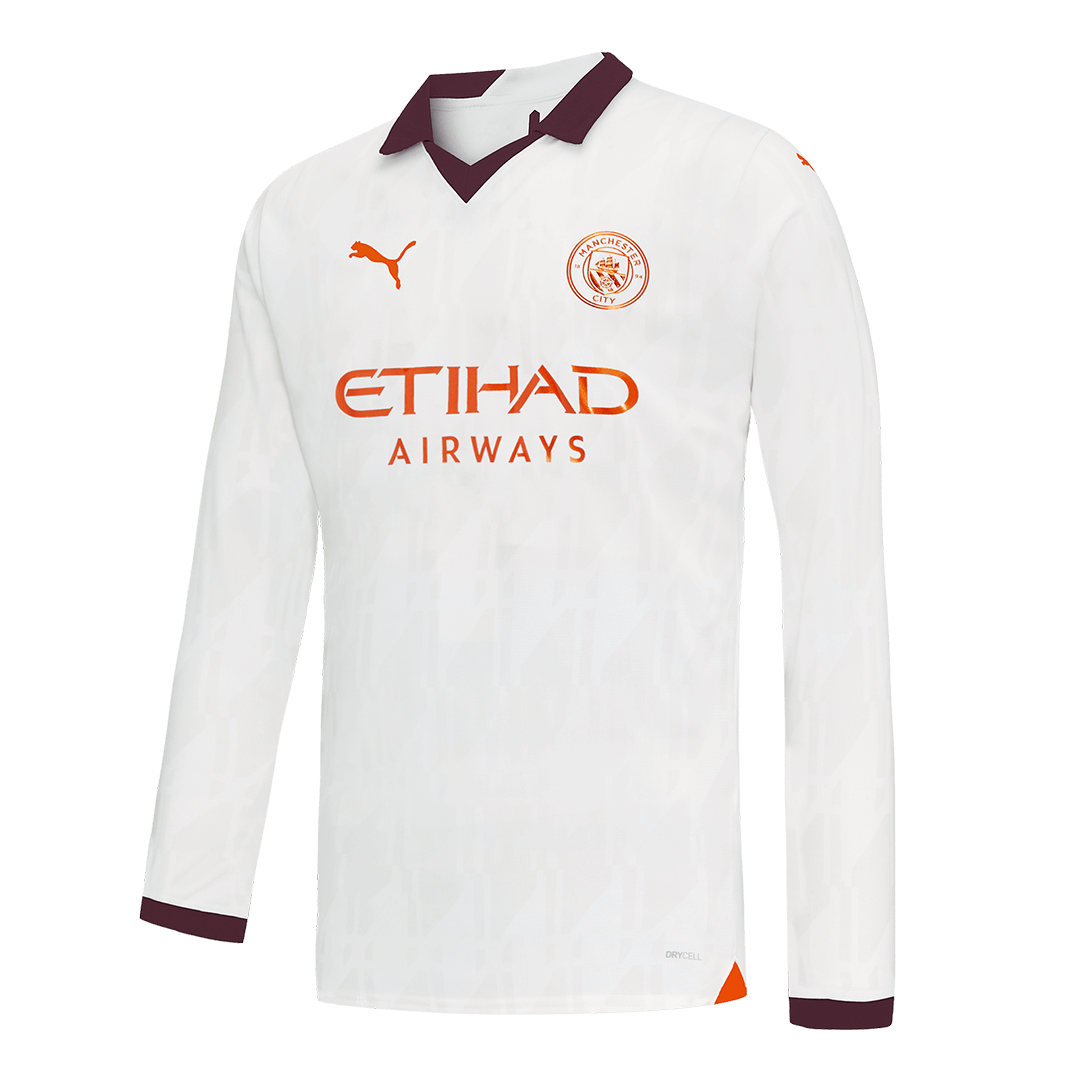 Manchester City Away Long Sleeve Jersey 2023/24