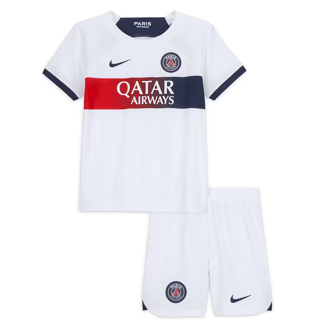 Kids PSG Away Jersey Kit 2023/24